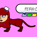 Fern goes meow