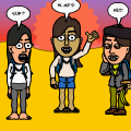 Me created by friends