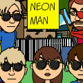 Neon man
