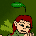 'in the forest'