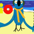 Blu in the movie rio