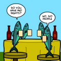 Card Playing Fish