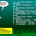 Doc's Top Ten Tunes