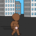 The No-Face Nudist