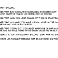 Dear, Bullies