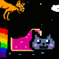 How I wish nyan cat would be.