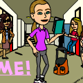 At school...