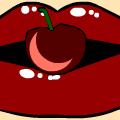 'Cherry Red Lips'