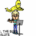 Flute. Duhrr...