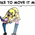 wwe like yo move it move it