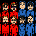 red vs. blue