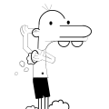 Manni and a shower...