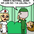 in a hospital