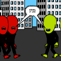 luagh and groan