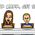 i was in a pie eatin contest