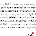 I'm sorry :'(