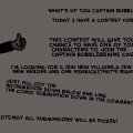CAPTAIN BUBBLEBRAINS CONTEST