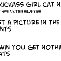 CAT NAMES OMFG