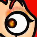 Flaming Glittery eyes