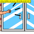 Chuck Norris Revolving Door