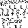 Poses, Naughties and Emotions