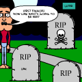 gravestones
