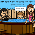 Hot tub party~!