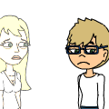 sis and bro moment 