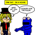 Cookie Monster.