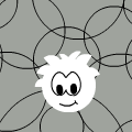 white puffle