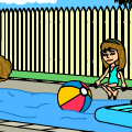 'swimming'