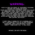 "Warning"