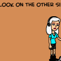 look on the other side
