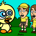 Baby Quack a the  2 Friends