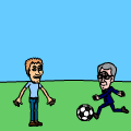 Playing Soccer