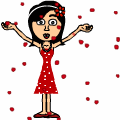 Red and White Polka Dot Dress