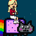 nyan cat (with Blur)