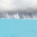 'The rain sketched in pencil.'