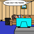 Theme of the day: Laziness