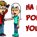 HA HA