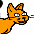 'Mischeavous cat'