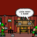 Items fall!