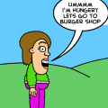 burgers and food 