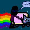 I'm on the Nyan Cat