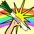 A LEEK!