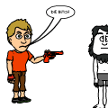 i shot  him
