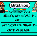 BitCon 2012 Nametag