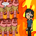 Comic war -Carson VS Mreyeball