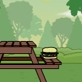 Unattended Hamburger
