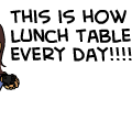meh table for lunch